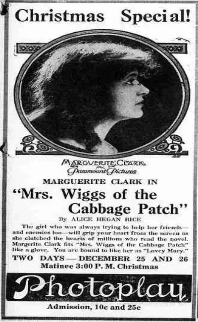 Mrs Wiggs of the cabbage patch