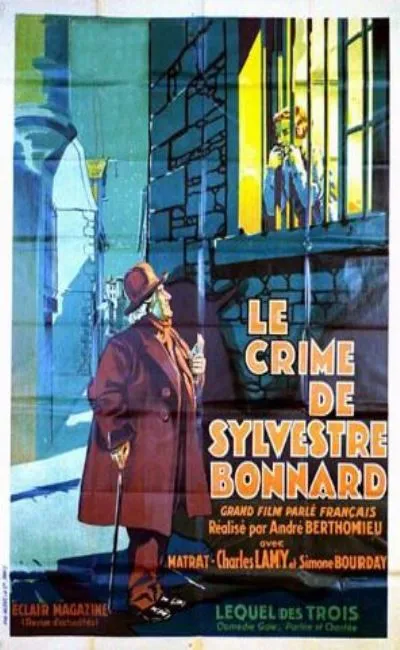Le crime de Sylvestre Bonnard (1929)