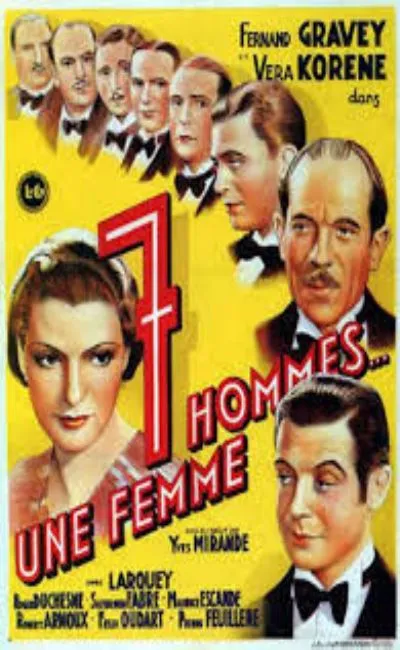 Sept hommes une femme