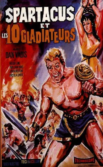 Spartacus et les 10 gladiateurs