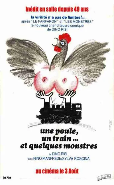 Une poule un train et quelques monstres