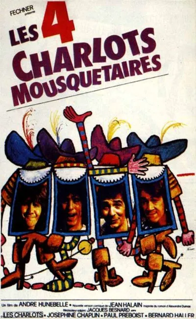 Les 4 Charlots mousquetaires