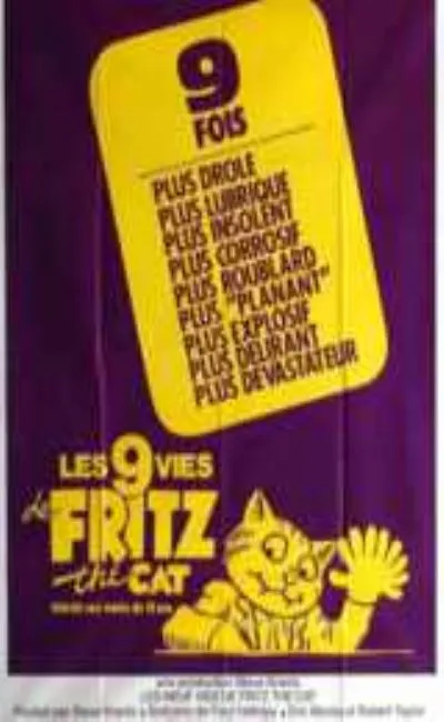 Les 9 vies de Fritz le chat (1974)